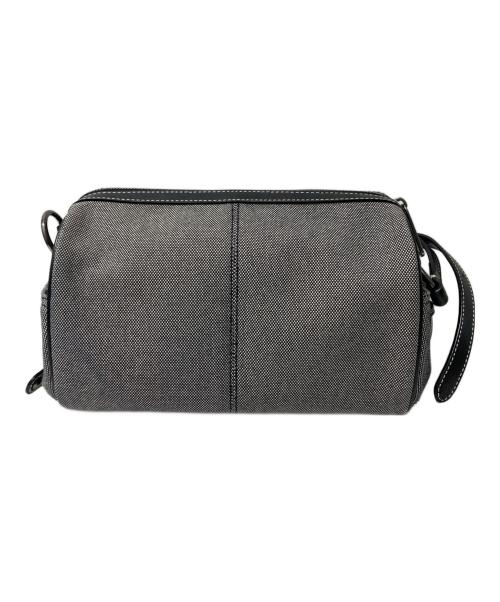 BURBERRY BLUE LABEL（バーバリー ブルー レーベル）BURBERRY BLUE LABEL (バーバリーロンドンブルーレーベル) ミニボストンバッグ グレー×ブラックの古着・服飾アイテム