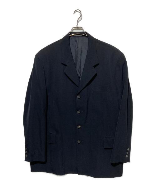 Yohji Yamamoto pour homme（ヨウジヤマモト プールオム）Yohji Yamamoto pour homme (ヨウジヤマモト プールオム) ウールテーラードジャケット ブラック サイズ:Mの古着・服飾アイテム