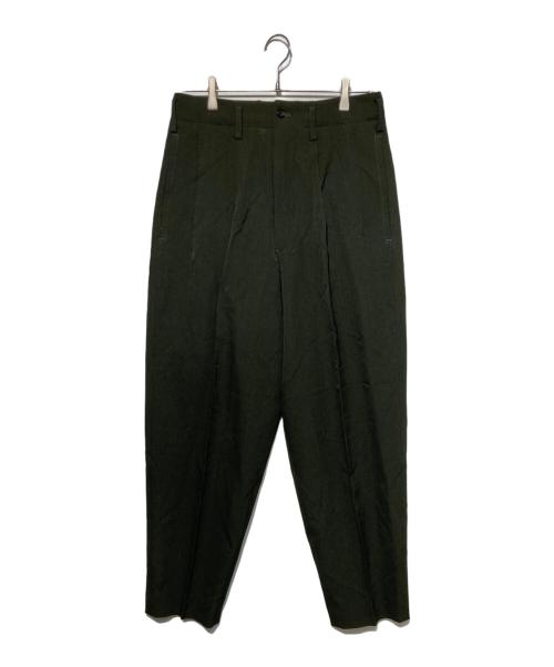 Yohji Yamamoto pour homme（ヨウジヤマモト プールオム）Yohji Yamamoto pour homme (ヨウジヤマモト プールオム) 2タックウールスラックス グレー サイズ:Sの古着・服飾アイテム