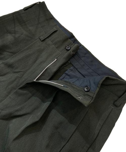 Yohji Yamamoto pour homme（ヨウジヤマモト プールオム）Yohji Yamamoto pour homme (ヨウジヤマモト プールオム) 2タックウールスラックス グレー サイズ:Sの古着・服飾アイテム