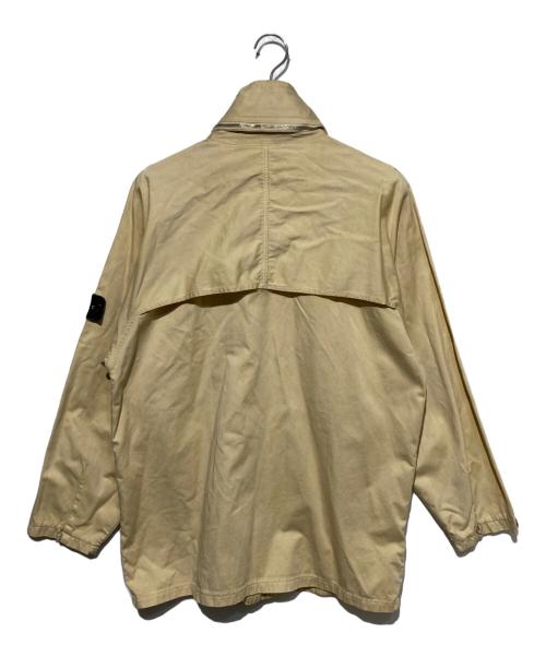 STONE ISLAND（ストーンアイランド）STONE ISLAND (ストーンアイランド) ガーメントダイフーデットジャケット ベージュ サイズ:Mの古着・服飾アイテム