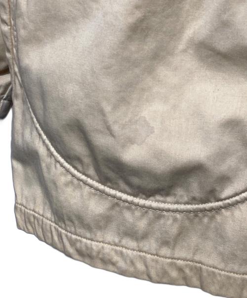 STONE ISLAND（ストーンアイランド）STONE ISLAND (ストーンアイランド) ガーメントダイフーデットジャケット ベージュ サイズ:Mの古着・服飾アイテム