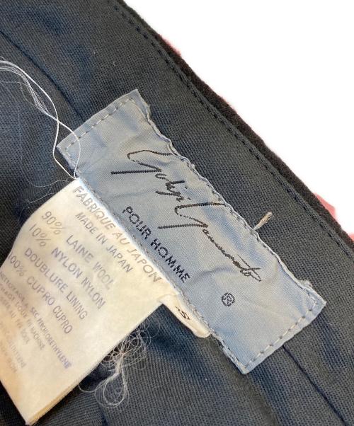 Yohji Yamamoto pour homme（ヨウジヤマモト プールオム）Yohji Yamamoto pour homme (ヨウジヤマモト プールオム) ウールパンツ ブラック サイズ:Sの古着・服飾アイテム