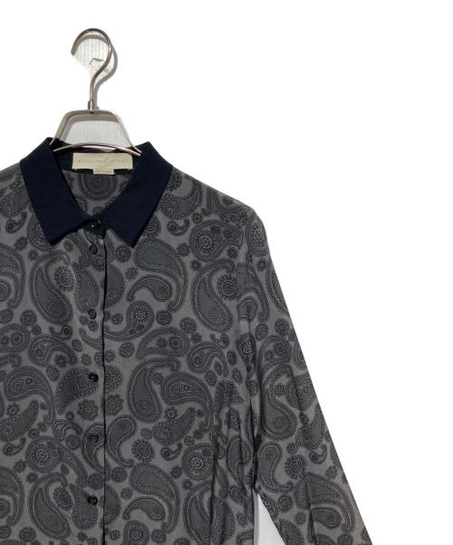 STELLA McCARTNEY（ステラマッカートニー）STELLA McCARTNEY (ステラマッカートニー) 総柄シルクシャツ グレー サイズ:38の古着・服飾アイテム