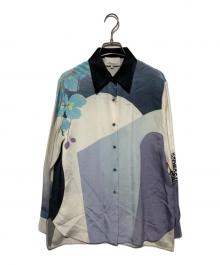 3.1 phillip lim（スリーワンフィリップリム）の古着「総柄シルクシャツ」｜ベージュ