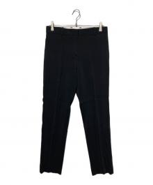 CELINE（セリーヌ）の古着「センタープレスパンツ」｜ブラック