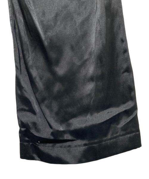 CELINE（セリーヌ）CELINE (セリーヌ) サテンサイドラインアスレチックロングパンツ ブラック サイズ:38の古着・服飾アイテム