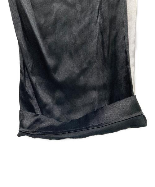 CELINE（セリーヌ）CELINE (セリーヌ) サテンサイドラインアスレチックロングパンツ ブラック サイズ:38の古着・服飾アイテム