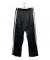 CELINE (セリーヌ) サテンサイドラインアスレチックロングパンツ ブラック サイズ:38：18000円