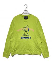 MARC JACOBS×PEANUTS（マークジェイコブズ×ピーナッツ）の古着「プリントスウェット」｜グリーン