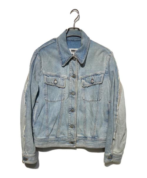 MM6 Maison Margiela（エムエムシックスメゾンマルジェラ）MM6 Maison Margiela (エムエムシックスメゾンマルジェラ) デニムジャケット インディゴ サイズ:38の古着・服飾アイテム