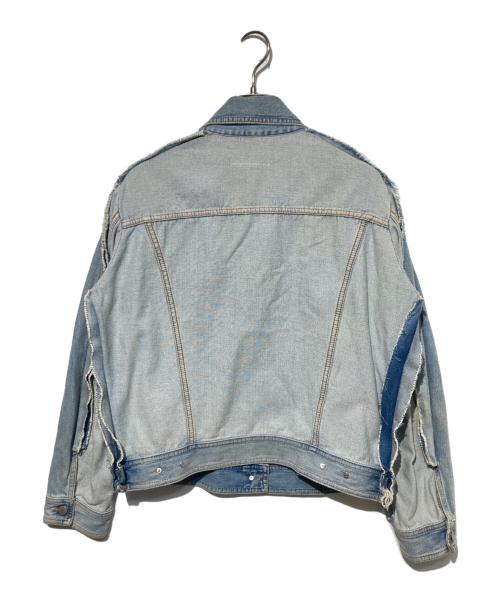 MM6 Maison Margiela（エムエムシックスメゾンマルジェラ）MM6 Maison Margiela (エムエムシックスメゾンマルジェラ) デニムジャケット インディゴ サイズ:38の古着・服飾アイテム