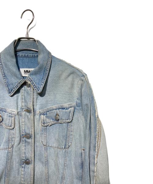 MM6 Maison Margiela（エムエムシックスメゾンマルジェラ）MM6 Maison Margiela (エムエムシックスメゾンマルジェラ) デニムジャケット インディゴ サイズ:38の古着・服飾アイテム
