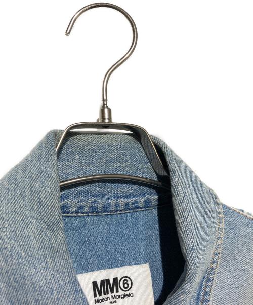 MM6 Maison Margiela（エムエムシックスメゾンマルジェラ）MM6 Maison Margiela (エムエムシックスメゾンマルジェラ) デニムジャケット インディゴ サイズ:38の古着・服飾アイテム