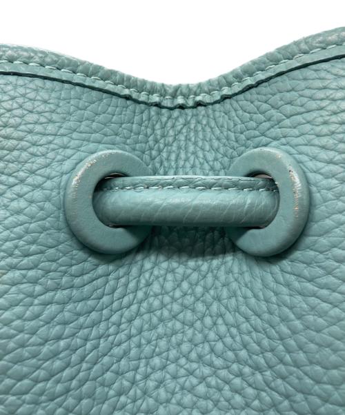 VASIC（ヴァジック）VASIC (ヴァジック) 巾着ハンドバッグ ブルーの古着・服飾アイテム