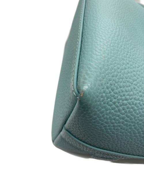 VASIC（ヴァジック）VASIC (ヴァジック) 巾着ハンドバッグ ブルーの古着・服飾アイテム