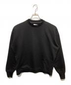 WIND AND SEAウィンダンシー）の古着「ロゴ刺繍スウェット」｜ブラック