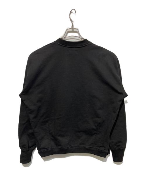 WIND AND SEA（ウィンダンシー）WIND AND SEA (ウィンダンシー) ロゴ刺繍スウェット ブラック サイズ:Ｓの古着・服飾アイテム
