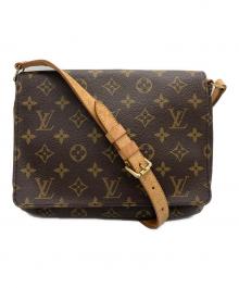 LOUIS VUITTON（ルイ ヴィトン）の古着「ミュゼットタンゴ ショートストラップ　ショルダーバッグ」｜ブラウン