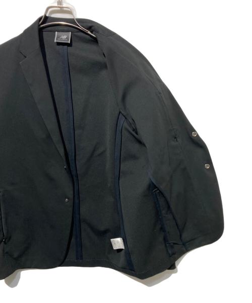 NEW BALANCE（ニューバランス）NEW BALANCE (ニューバランス) MTE24  テーラードジャケット ブラック サイズ:Lの古着・服飾アイテム