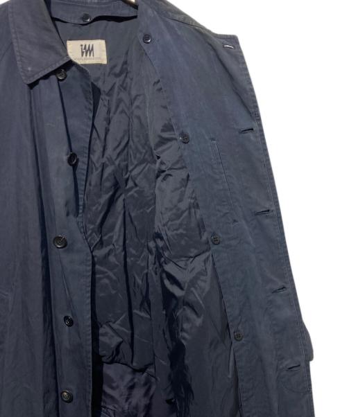 im MIYAKE DESIGN STUDIO（イッセイミヤケデザインスタジオ）im miyake design studio (イッセイミヤケデザインスタジオ) ダウンライナー付ステンカラーコート ネイビー サイズ:Mの古着・服飾アイテム