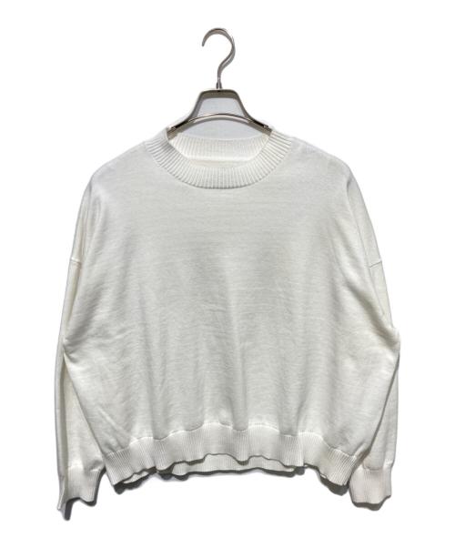 journal standard luxe（ジャーナルスタンダード ラックス）JOURNAL STANDARD LUXE (ジャーナルスタンダード ラックス) C/Caテンジク クルーネックプルオーバー ホワイト サイズ:FREEの古着・服飾アイテム