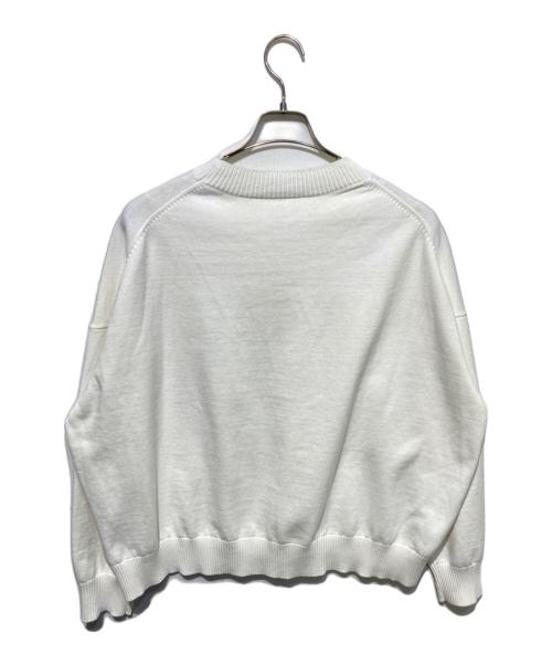 journal standard luxe（ジャーナルスタンダード ラックス）JOURNAL STANDARD LUXE (ジャーナルスタンダード ラックス) C/Caテンジク クルーネックプルオーバー ホワイト サイズ:FREEの古着・服飾アイテム