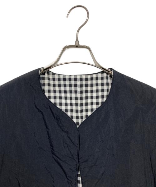 Veritecoeur（ヴェリテクール）Veritecoeur (ヴェリテクール) リバーシブルパテッドジャケット ブラック サイズ:Freeの古着・服飾アイテム