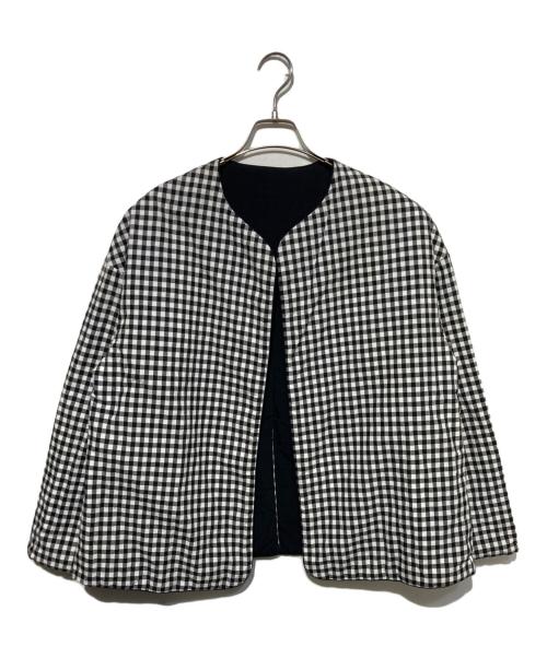 Veritecoeur（ヴェリテクール）Veritecoeur (ヴェリテクール) リバーシブルパテッドジャケット ブラック サイズ:Freeの古着・服飾アイテム