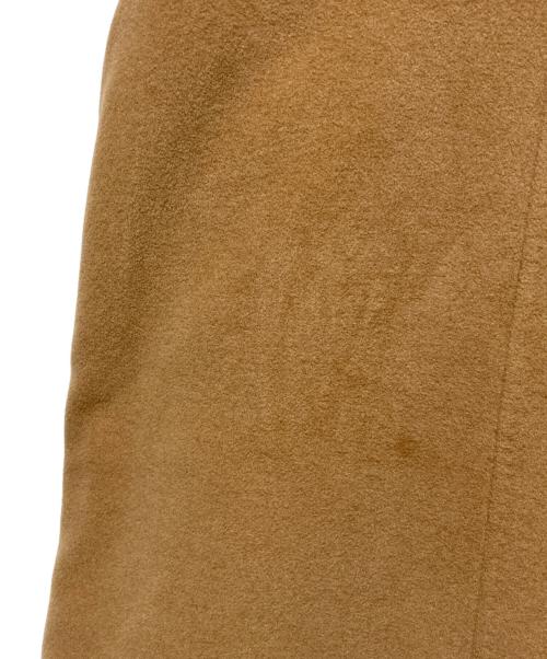 MaxMara（マックスマーラ）MaxMara (マックスマーラ) キャメルファーコート ブラウン サイズ:42の古着・服飾アイテム