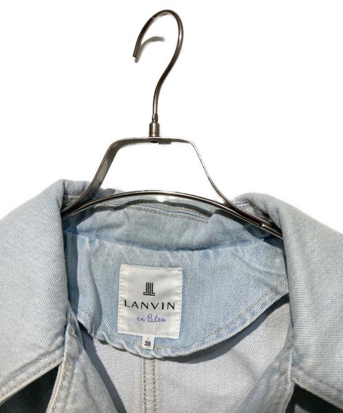LANVIN en Bleu（ランバンオンブルー）LANVIN en Bleu (ランバンオンブルー) ビッグカラーデニムジャケット インディゴ サイズ:　の古着・服飾アイテム