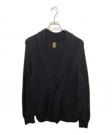 BATONER（バトナ―）の古着「SIGNATURE SHAWL COLLAR CARDIGAN」｜ネイビー