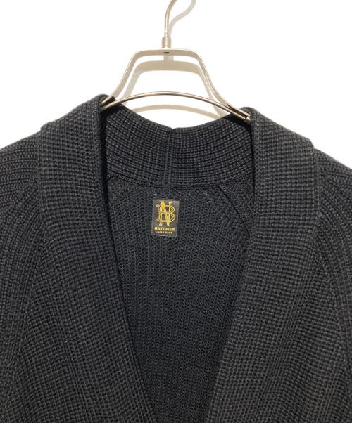 BATONER（バトナ―）BATONER (バトナ―) SIGNATURE SHAWL COLLAR CARDIGAN ネイビー サイズ:1の古着・服飾アイテム