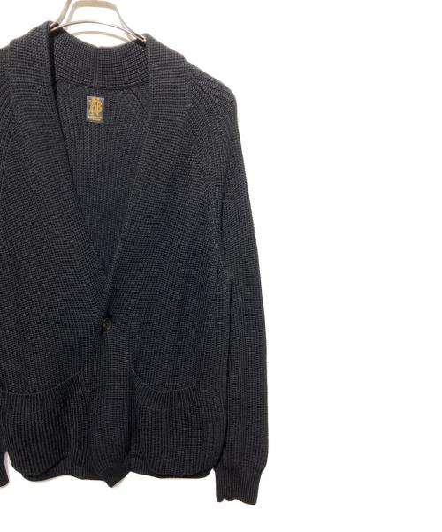 BATONER（バトナ―）BATONER (バトナ―) SIGNATURE SHAWL COLLAR CARDIGAN ネイビー サイズ:1の古着・服飾アイテム