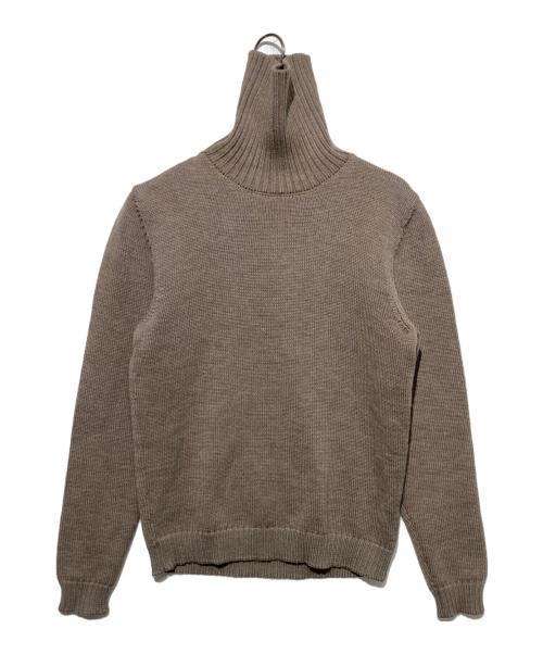 Zanone（ザノーネ）Zanone (ザノーネ) ヴァージンウール タートルネックニット ベージュ サイズ:46の古着・服飾アイテム