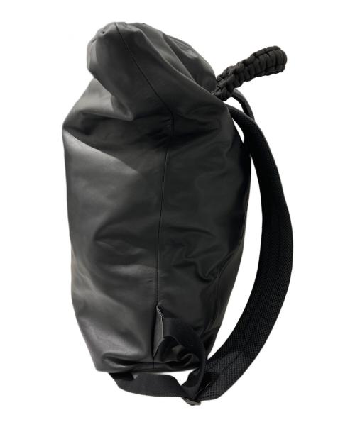 BOTTEGA VENETA（ボッテガベネタ）BOTTEGA VENETA (ボッテガベネタ) レザーバックパック ブラックの古着・服飾アイテム