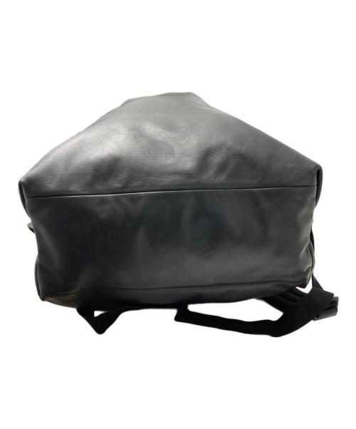 BOTTEGA VENETA（ボッテガベネタ）BOTTEGA VENETA (ボッテガベネタ) レザーバックパック ブラックの古着・服飾アイテム