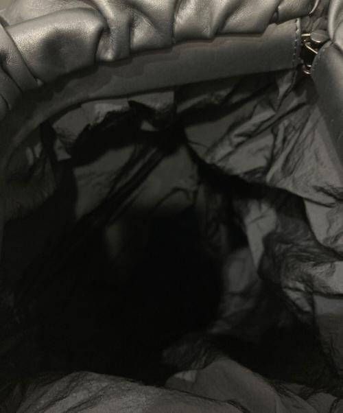 BOTTEGA VENETA（ボッテガベネタ）BOTTEGA VENETA (ボッテガベネタ) レザーバックパック ブラックの古着・服飾アイテム