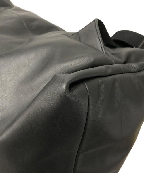 BOTTEGA VENETA（ボッテガベネタ）BOTTEGA VENETA (ボッテガベネタ) レザーバックパック ブラックの古着・服飾アイテム