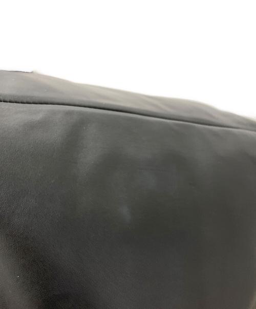 BOTTEGA VENETA（ボッテガベネタ）BOTTEGA VENETA (ボッテガベネタ) レザーバックパック ブラックの古着・服飾アイテム