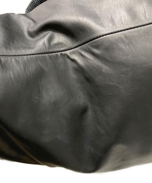 BOTTEGA VENETA（ボッテガベネタ）BOTTEGA VENETA (ボッテガベネタ) レザーバックパック ブラックの古着・服飾アイテム