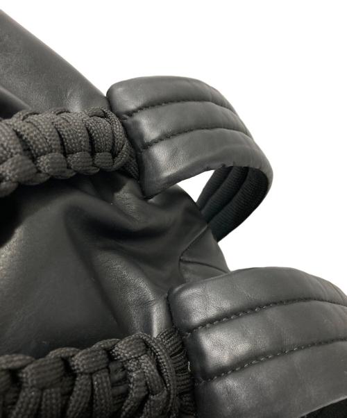 BOTTEGA VENETA（ボッテガベネタ）BOTTEGA VENETA (ボッテガベネタ) レザーバックパック ブラックの古着・服飾アイテム