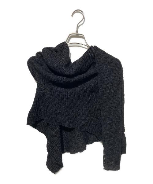 yohji yamamoto+noir（ヨウジヤマモトプリュスノアール）yohji yamamoto+Noir (ヨウジヤマモトプリュスノアール) アシンメトリーボレロ ブラック サイズ:2の古着・服飾アイテム