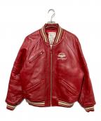 AVIREXアヴィレックス）の古着「VARSITY JACKET」｜レッド