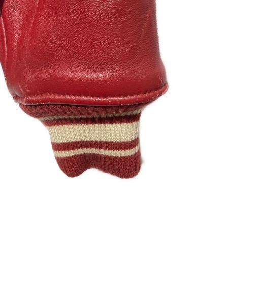 AVIREX（アヴィレックス）AVIREX (アヴィレックス) VARSITY JACKET レッド サイズ:Sの古着・服飾アイテム