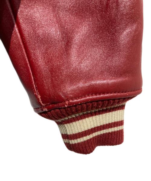 AVIREX（アヴィレックス）AVIREX (アヴィレックス) VARSITY JACKET レッド サイズ:Sの古着・服飾アイテム