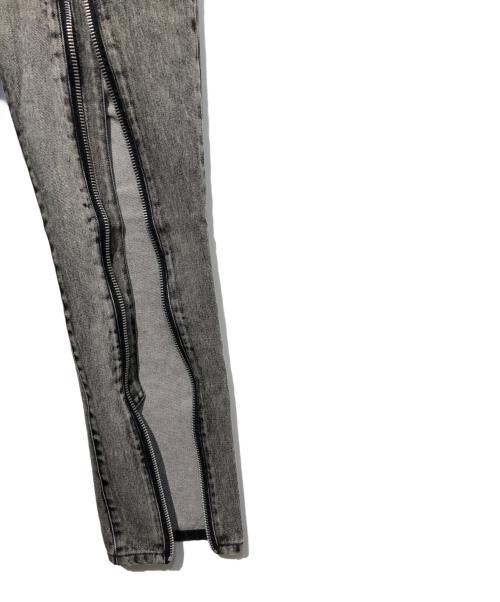 JOHN LAWRENCE SULLIVAN（ジョン ローレンス サリバン）JOHN LAWRENCE SULLIVAN (ジョン ローレンス サリバン) ブリーチデニムジップパンツ ブラック サイズ:44の古着・服飾アイテム