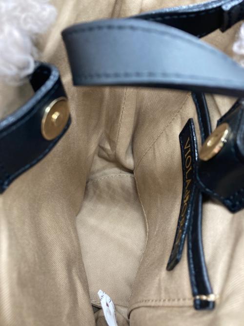 VIOLAd'ORO（ヴィオラドーロ）VIOLAd'ORO (ヴィオラドーロ) ファーポケットツキトート モカの古着・服飾アイテム