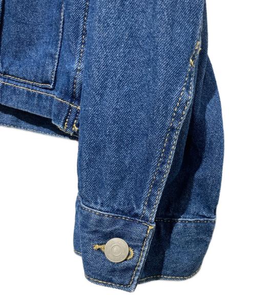 JOURNAL STANDARD relume（ジャーナルスタンダード レリューム）JOURNAL STANDARD relume (ジャーナルスタンダード レリューム) コットンツイルノーカラーブルゾン インディゴ サイズ:FREEの古着・服飾アイテム