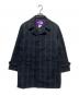 THE NORTHFACE PURPLELABEL（ザ・ノースフェイス パープルレーベル）の古着「チェックステンカラーコート」｜グリーン